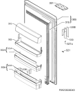 Схема №1 S71701TSX0 с изображением Дверь для холодильника Aeg 2064573138